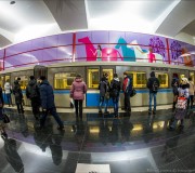 Пассажиры в метро