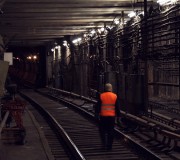 Тоннельный обходчик в метро