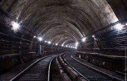 двухпутный тоннель в Московском метрополитене